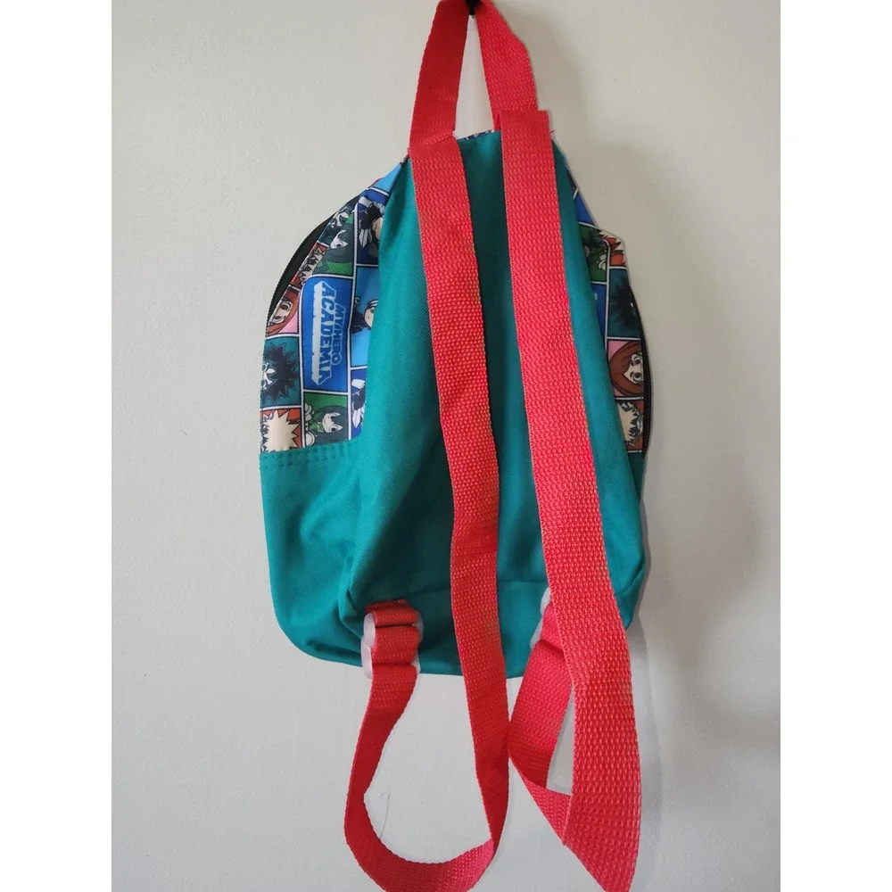 Bioworld My Hero Academia Chibi Character Mini Backpack Anime Teal Red